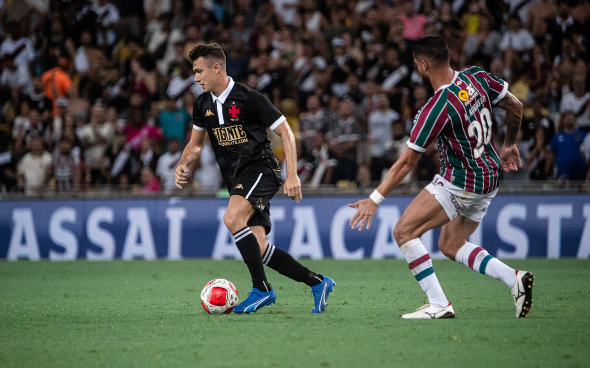 Lance do jogo entre Fluminense e Vasco - Leandro Amorim/Vasco