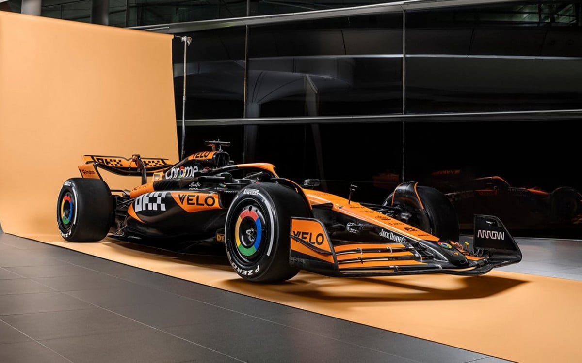 Com o modelo MCL38, a McLaren espera conquistar vitórias na temporada 2024 de Fórmula 1  - Divulgação / McLaren