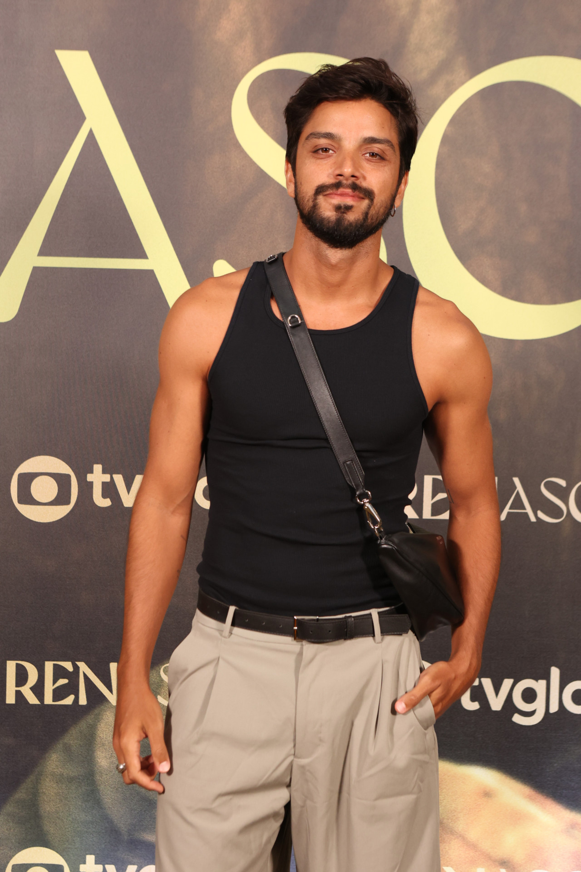 Rodrigo Simas na festa de lançamento de 'Renascer' - Lucas Teixeira/Globo