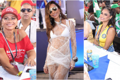 Viviane Araújo, Sabrina Sato, Lexa e Minerato: rainhas de bateria vão à apuração do Carnaval do Rio