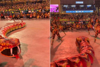 Descubra o segredo por trás da serpente no desfile da Viradouro
