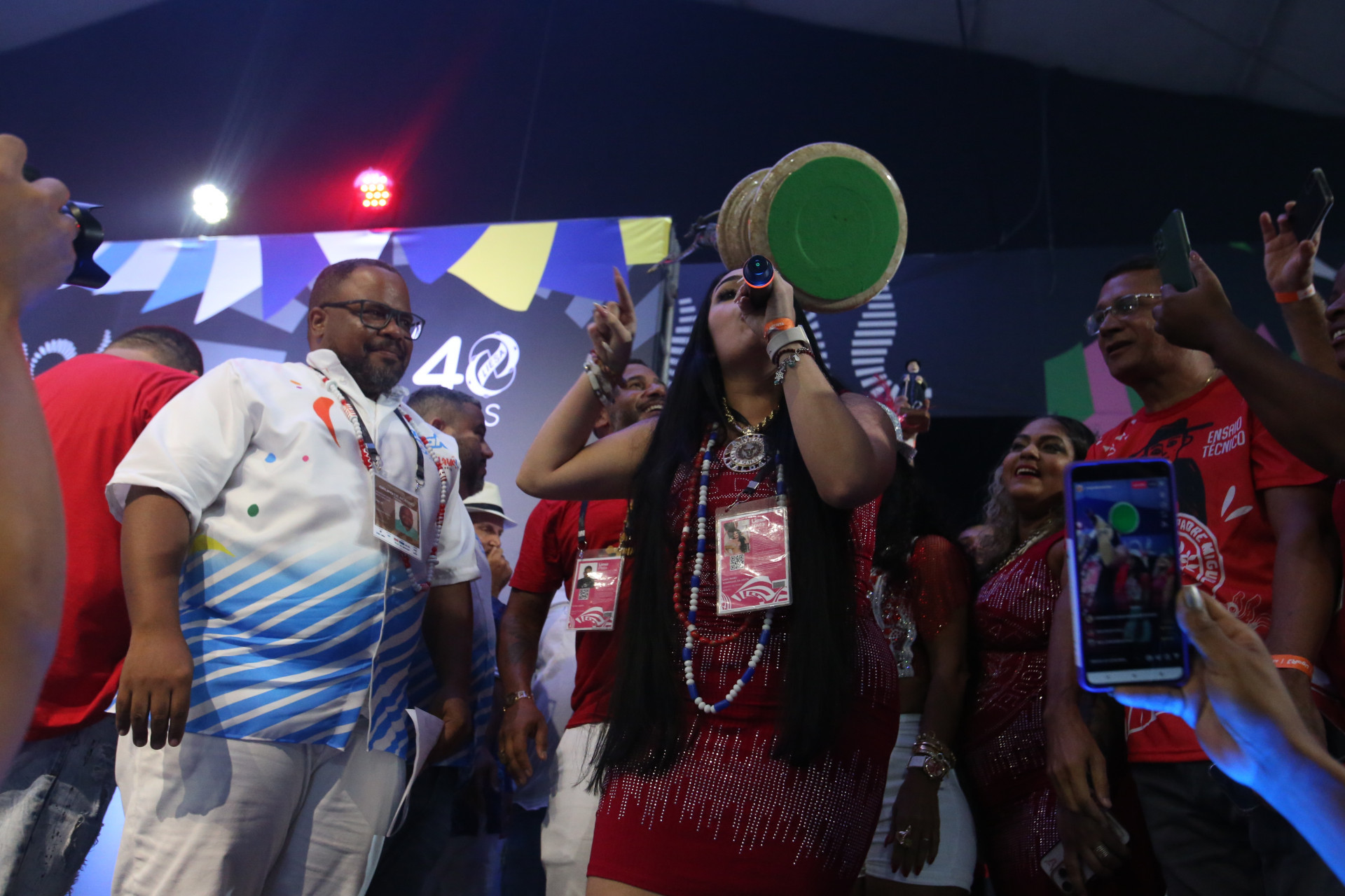 Campeã da Série Ouro do Carnaval 2024, Unidos de Padre Miguel, nesta quarta-feira(14). Foto: Cléber Mendes/Agência O Dia - Cléber Mendes/Agência O Dia