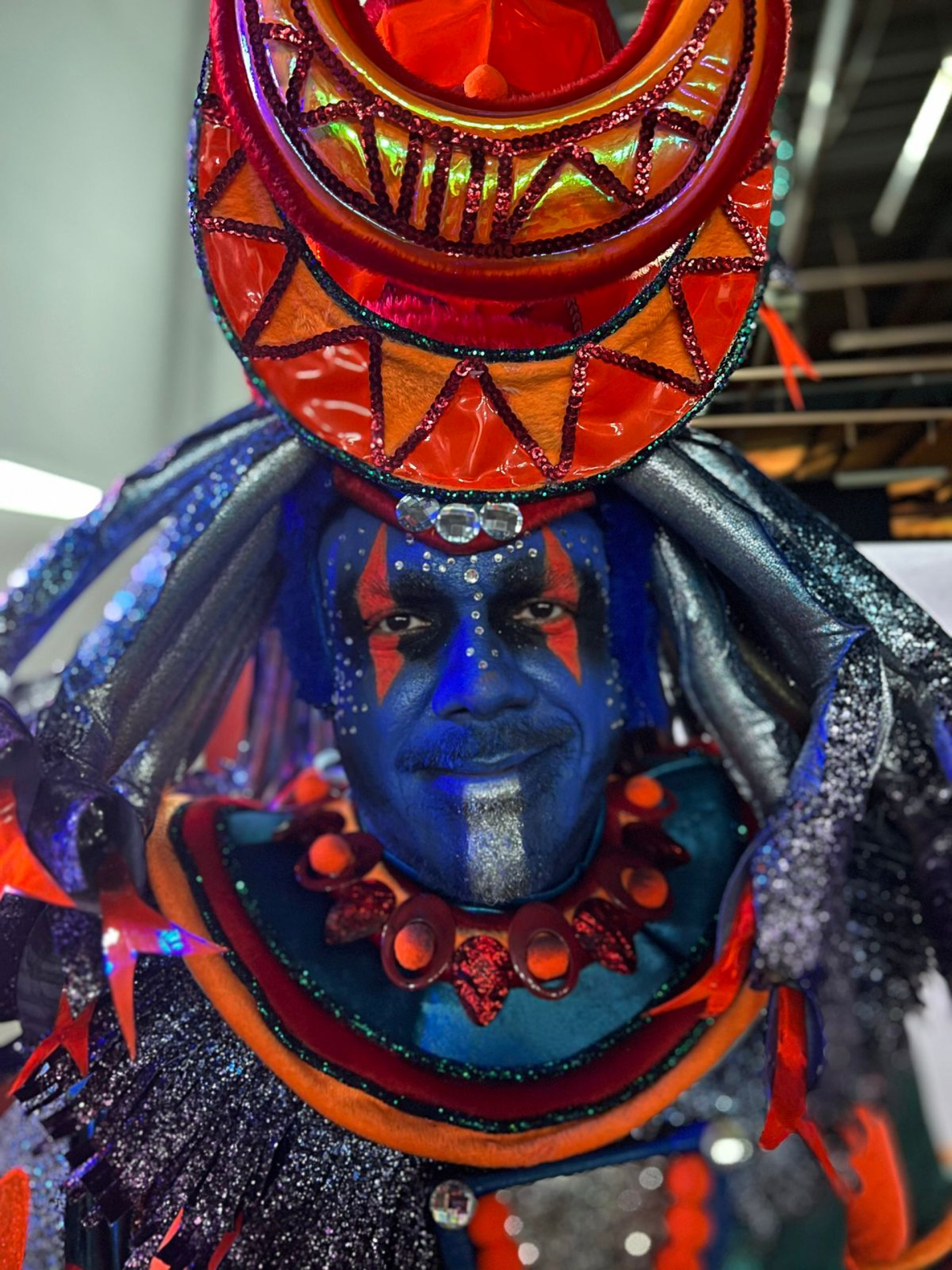 Maquiagens dos componentes da Viradouro chamaram atenção e encantaram Sapucaí - Divulgação / Viradouro