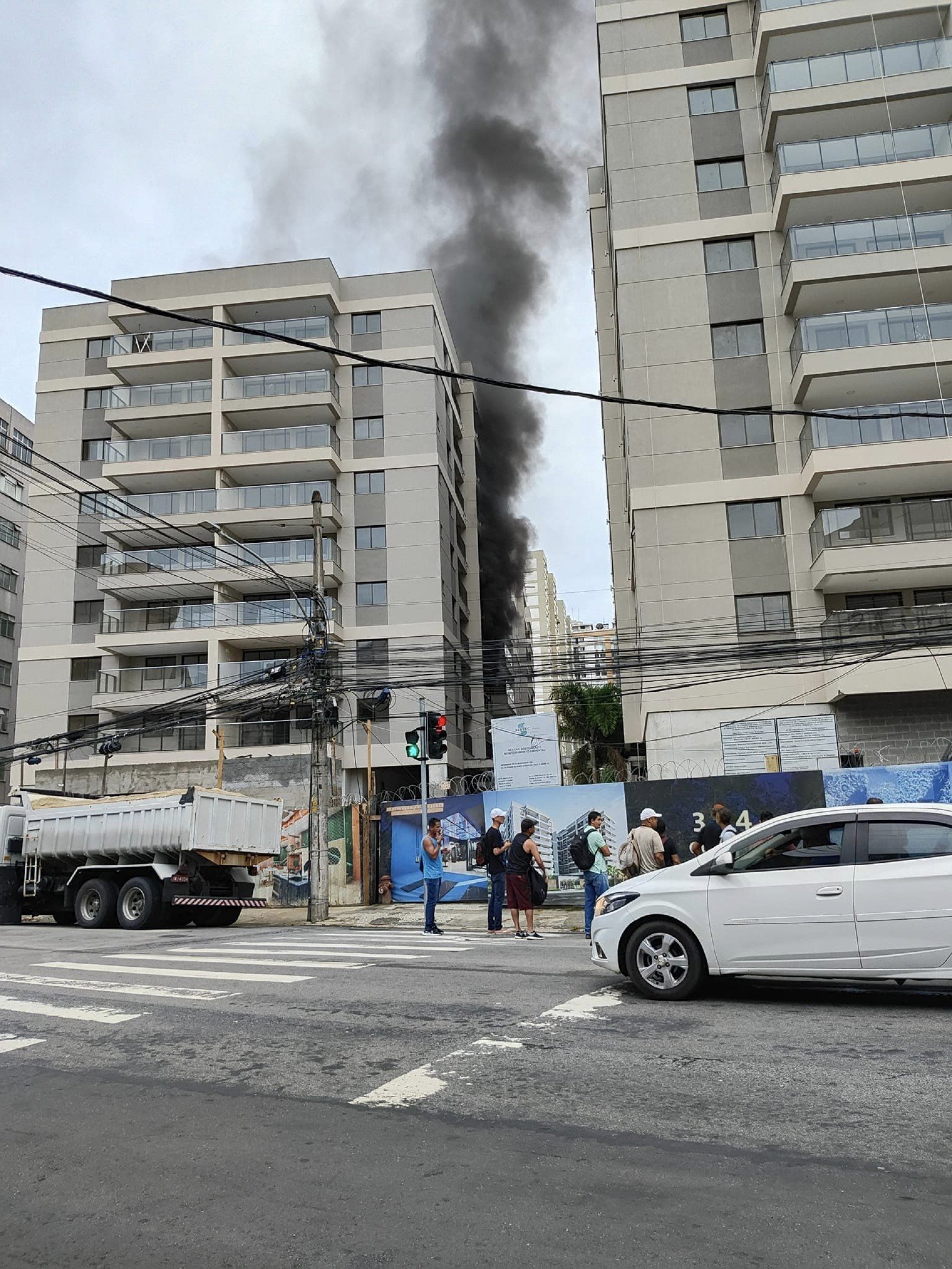 Atmosfera Tijuca Condominium Park pegou fogo nesta quinta  - Reprodução / Redes Sociais 