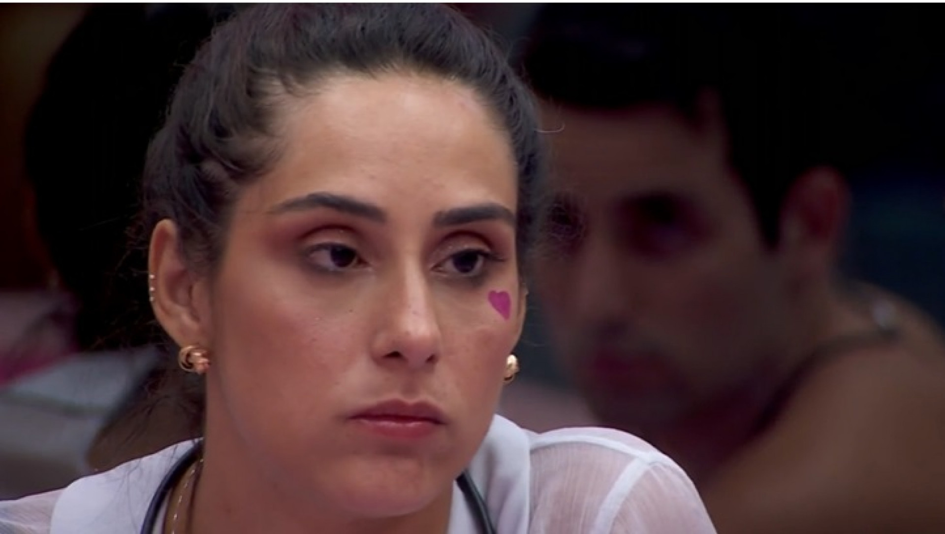 Matteus e Deniziane discutem a relação no 'BBB 24' - Reprodução de vídeo / TV Globo