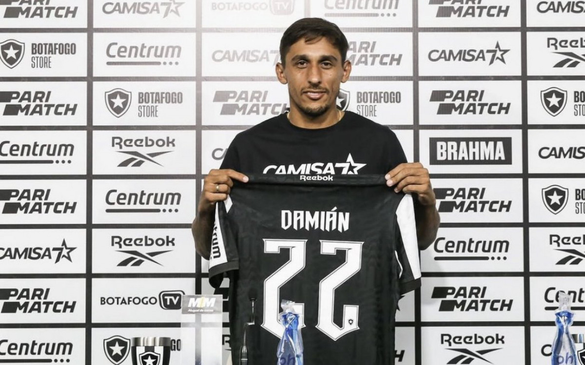 Damían Suárez vestirá a camisa 22 no Botafogo - Arthur Barreto / Botafogo