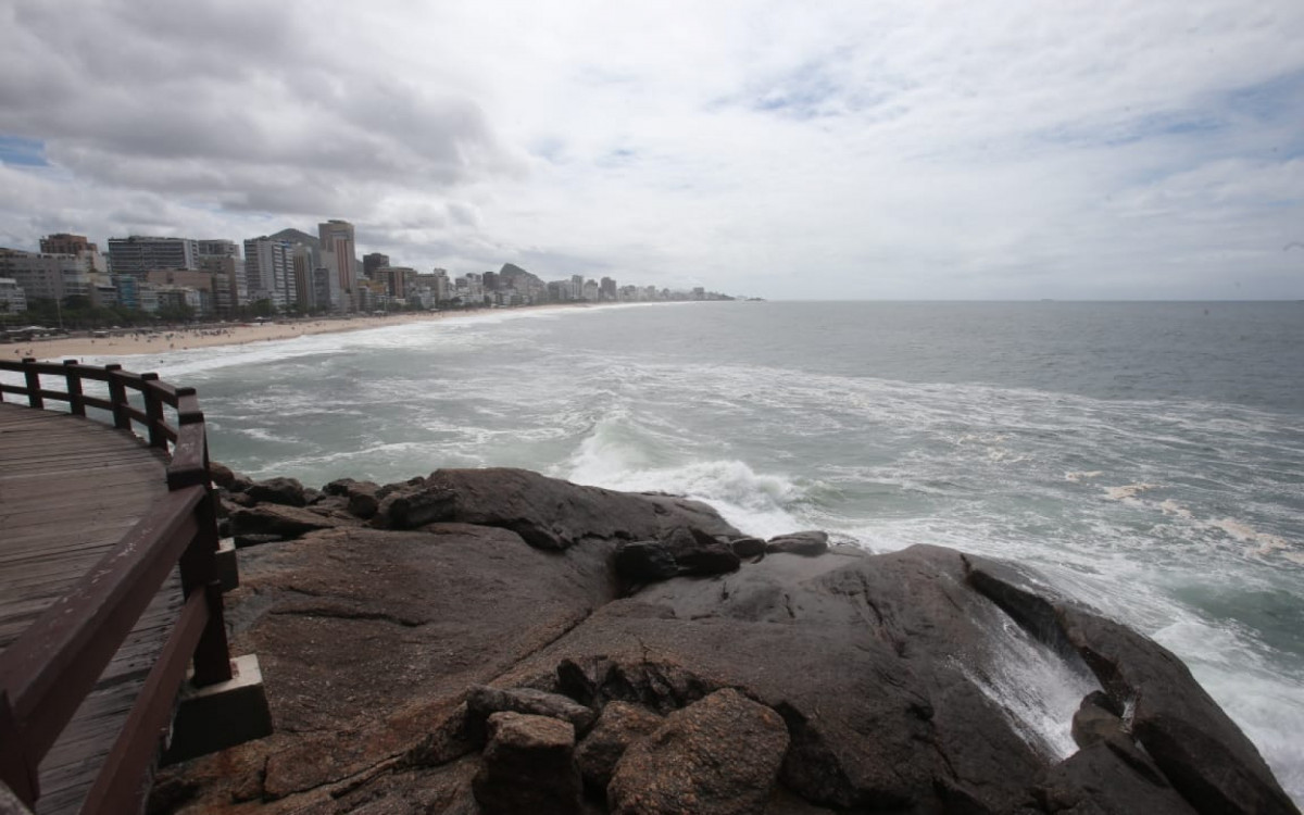 Mirante do Leblon, na Zona Sul do Rio, nesta sexta-feira (16) - Cleber Mendes / Agência O Dia
