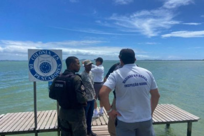 Tem início o mapeamento de áreas de risco para prática de esportes na Laguna de Araruama em Arraial