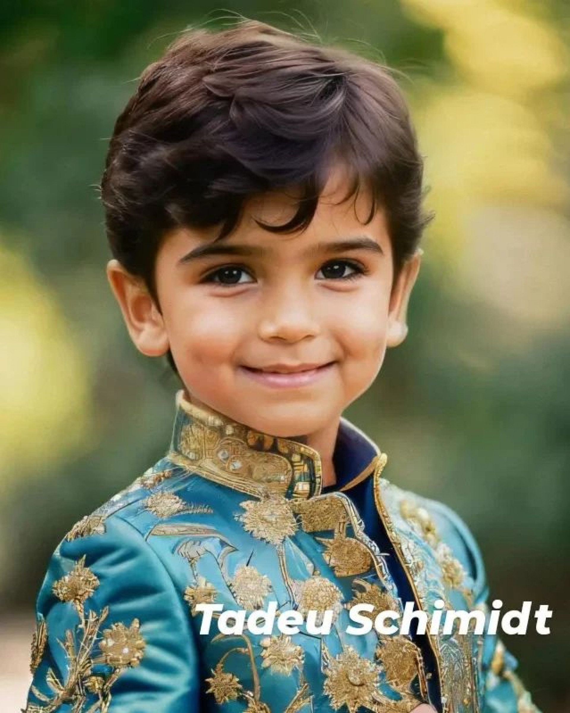 Artista usa IA para desenhar apresentadores de televisão como se fossem crianças da realeza