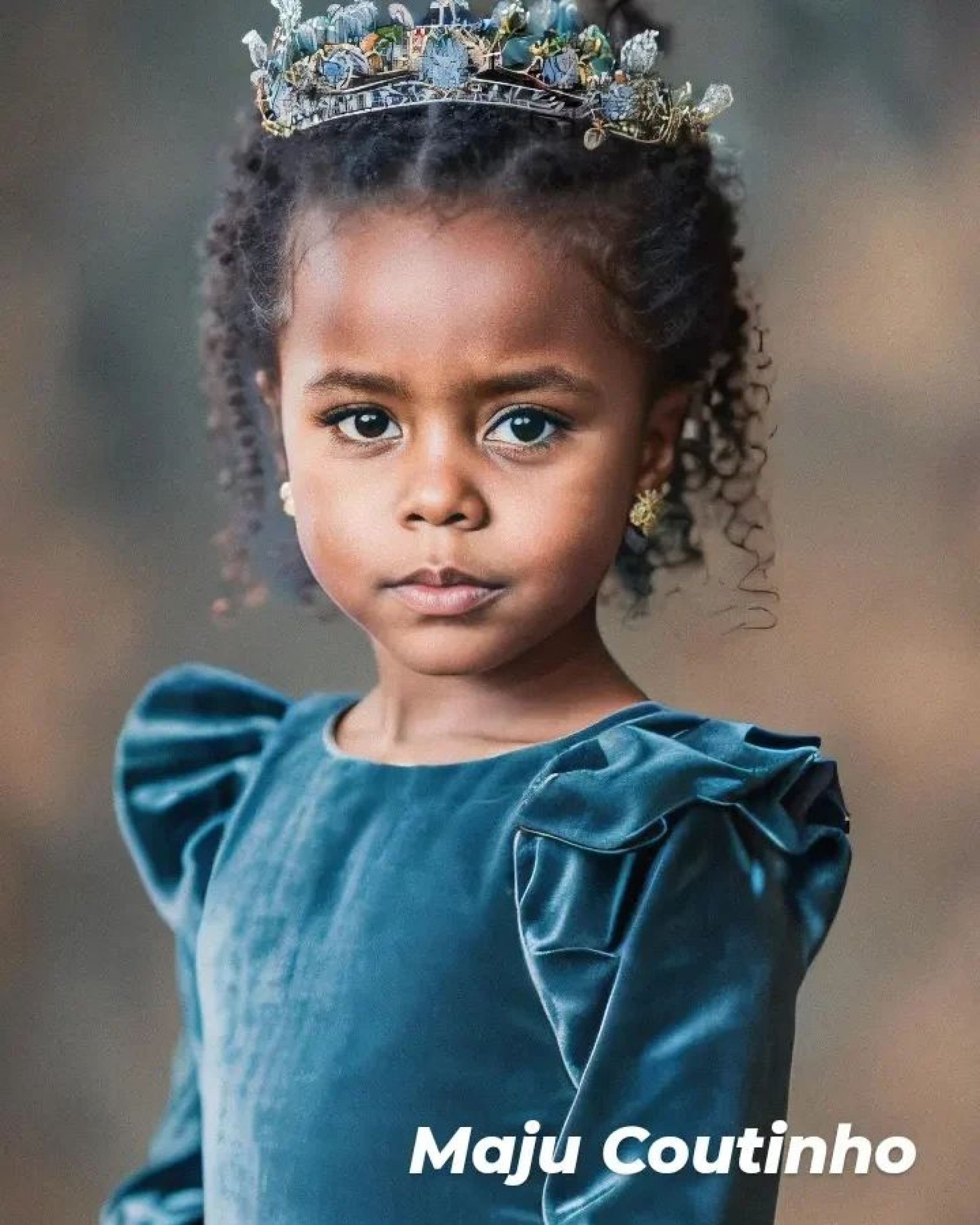 Artista usa IA para desenhar apresentadores de televisão como se fossem crianças da realeza