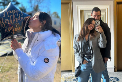 Marcus Buaiz viaja até NY para surpreender Isis Valverde no aniversário da atriz