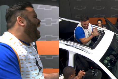 Michel ganha carro no BBB 24 e brinca: 'Como que eu vou pagar o IPVA?'