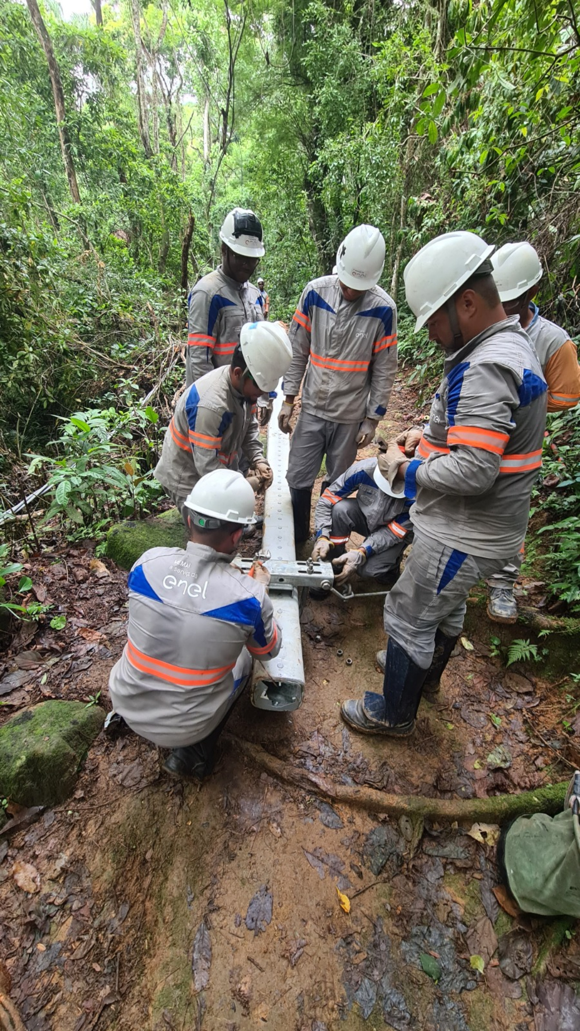 Obras realizadas na Vila do Abra&atilde;o - Divulga&ccedil;&atilde;o/Enel