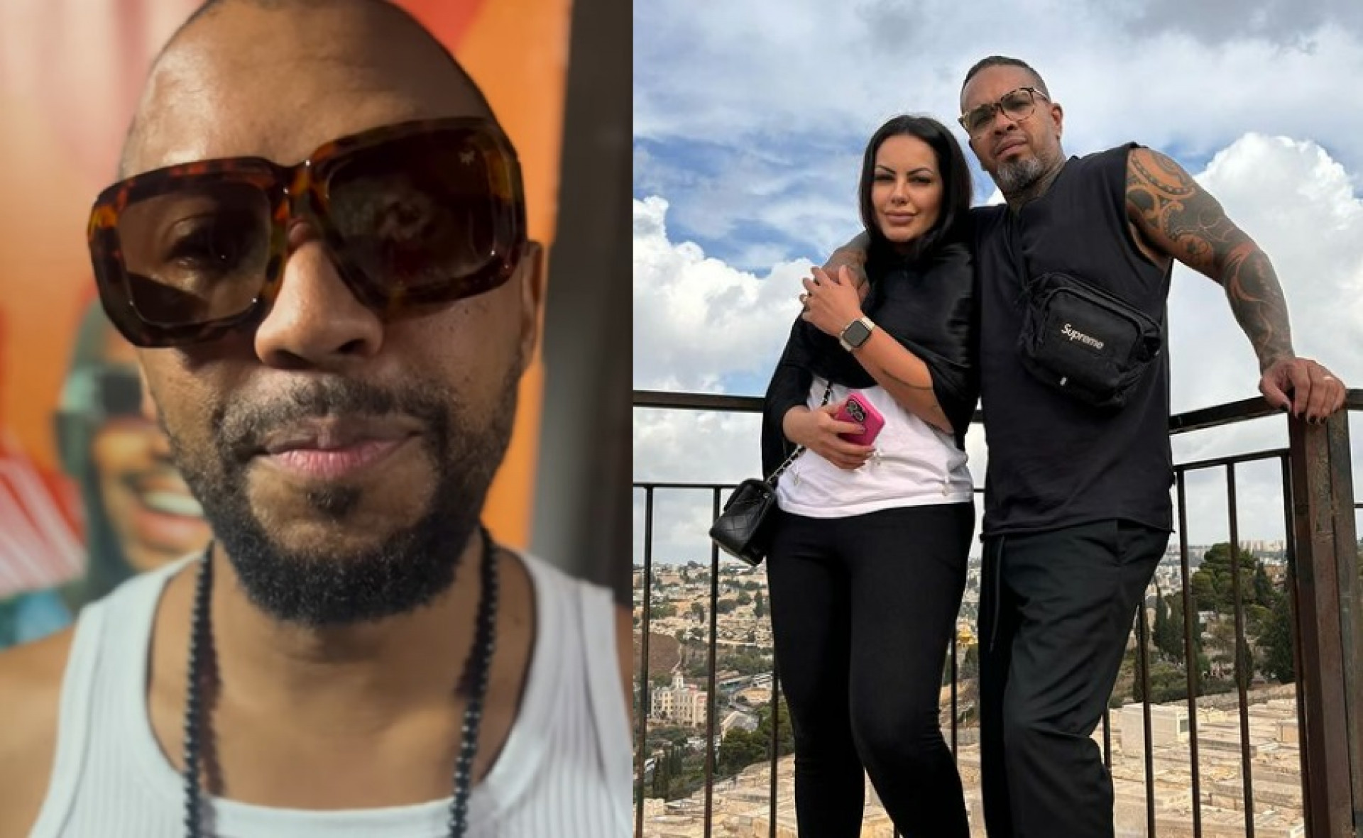 Salgadinho e mulher de Rodriguinho trocam farpas na web - Reprodução do Instagram