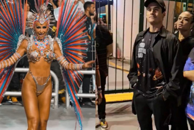 Nicolas Prattes prestigia Sabrina Sato no carnaval de São Paulo em meio a boatos de affair: 'É o amor'