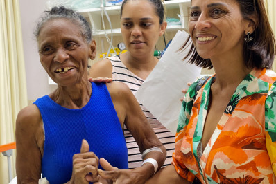 Família do Rio encontra idosa desaparecida no Hospital Azevedo Lima