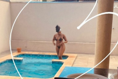 Iza aparece de biquíni em clique feito pelo namorado; veja