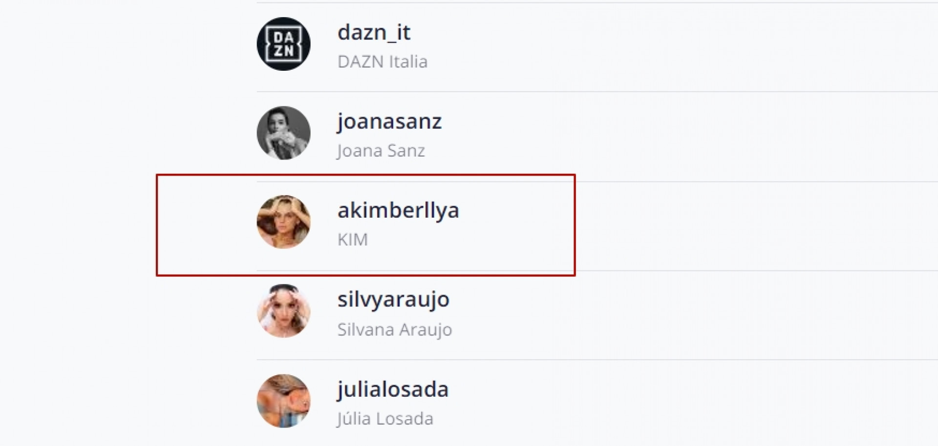 Unfollow da influencer foi percebida por plataforma que rastreia atividades dos seguidores no instagram - Divulga&ccedil;&atilde;o
