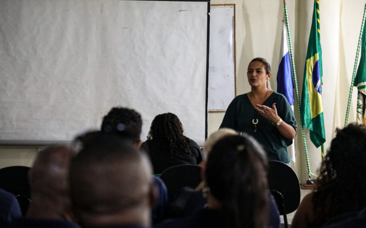 A subsecretária municipal de Educação de Mesquita, Monique Rosa
