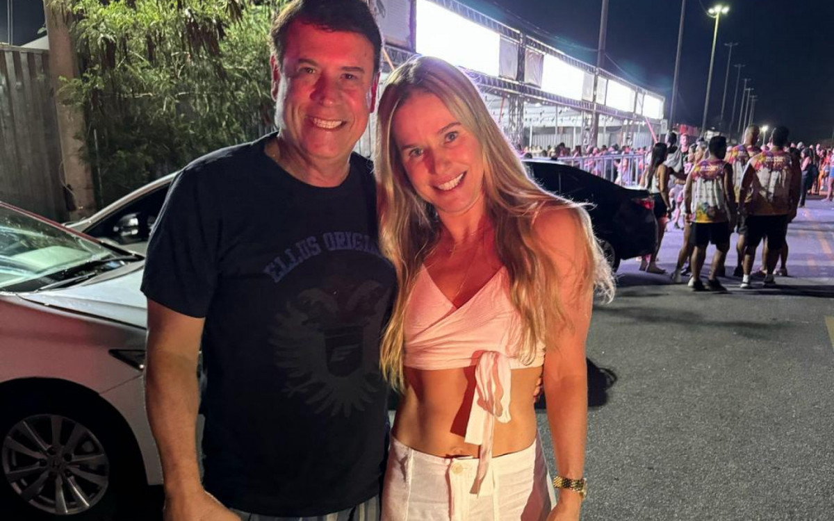 Marquinho Mendes (MDB) e a esposa, Kamila Mendes