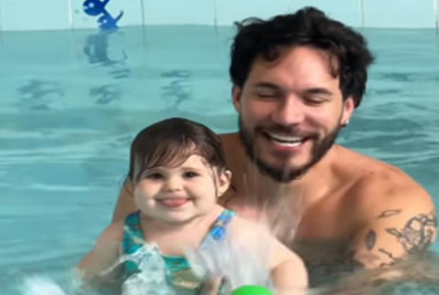 Eliezer pede para fãs não beijarem sua filha