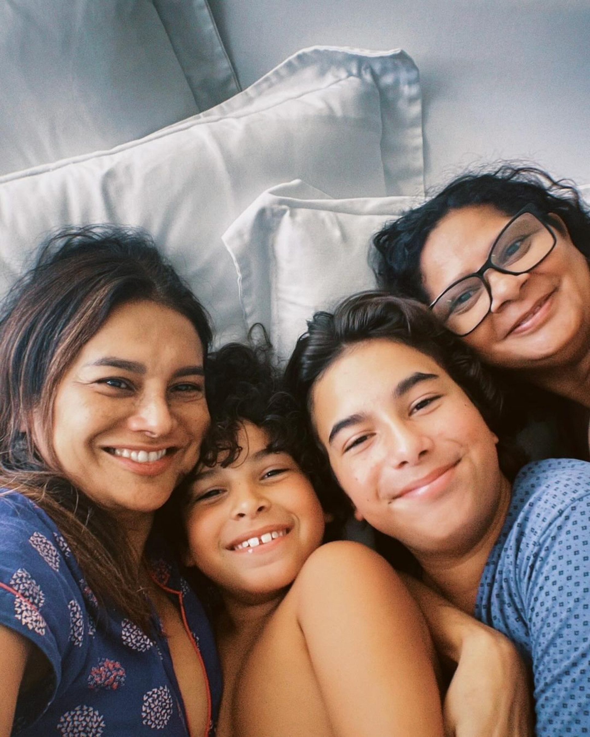 Dira Paes curte tarde de brincadeiras com os filhos, Inácio e Martin - Reprodução/Instagram