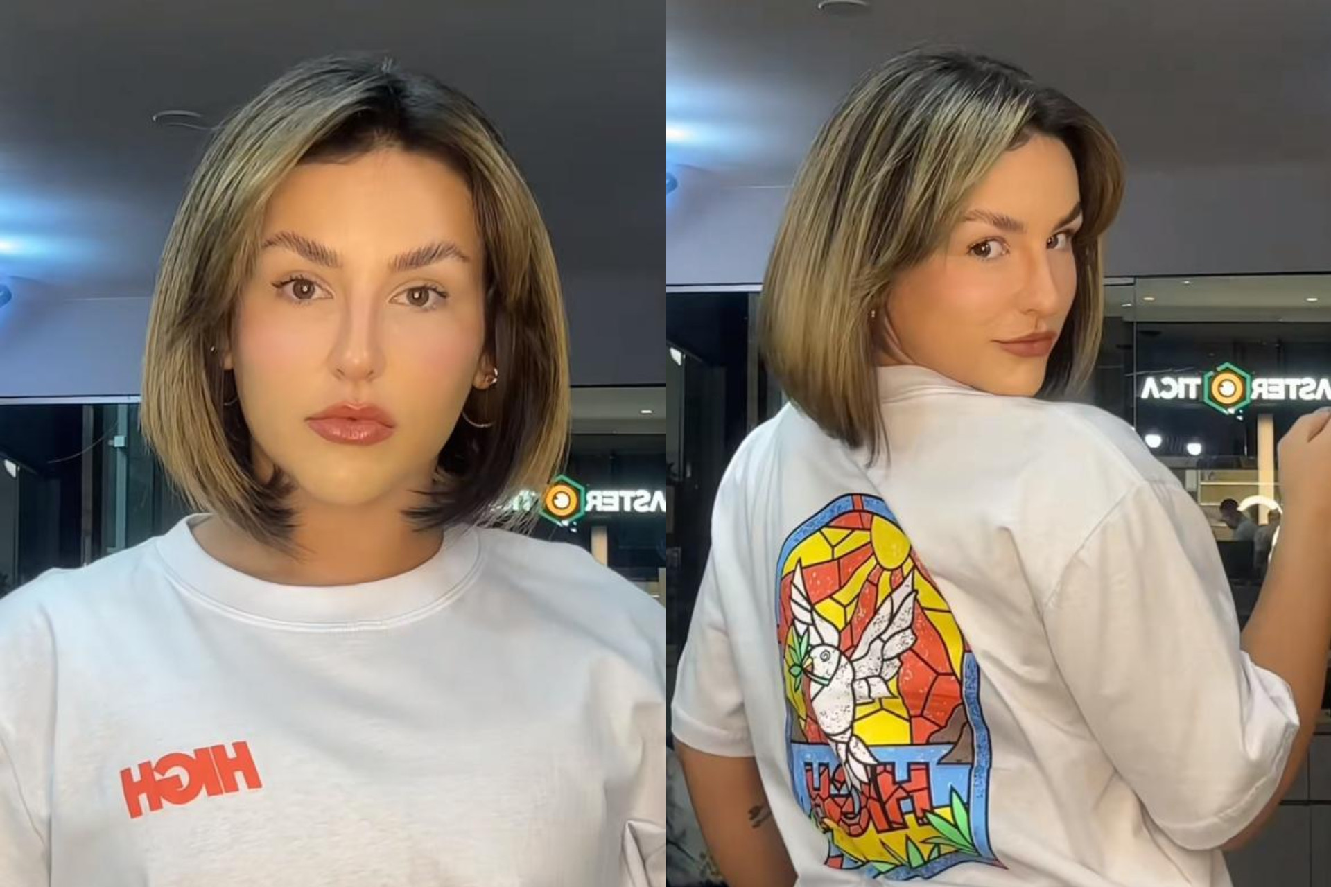 Kéfera muda visual e surge loira
 - Reprodução / TikTok 