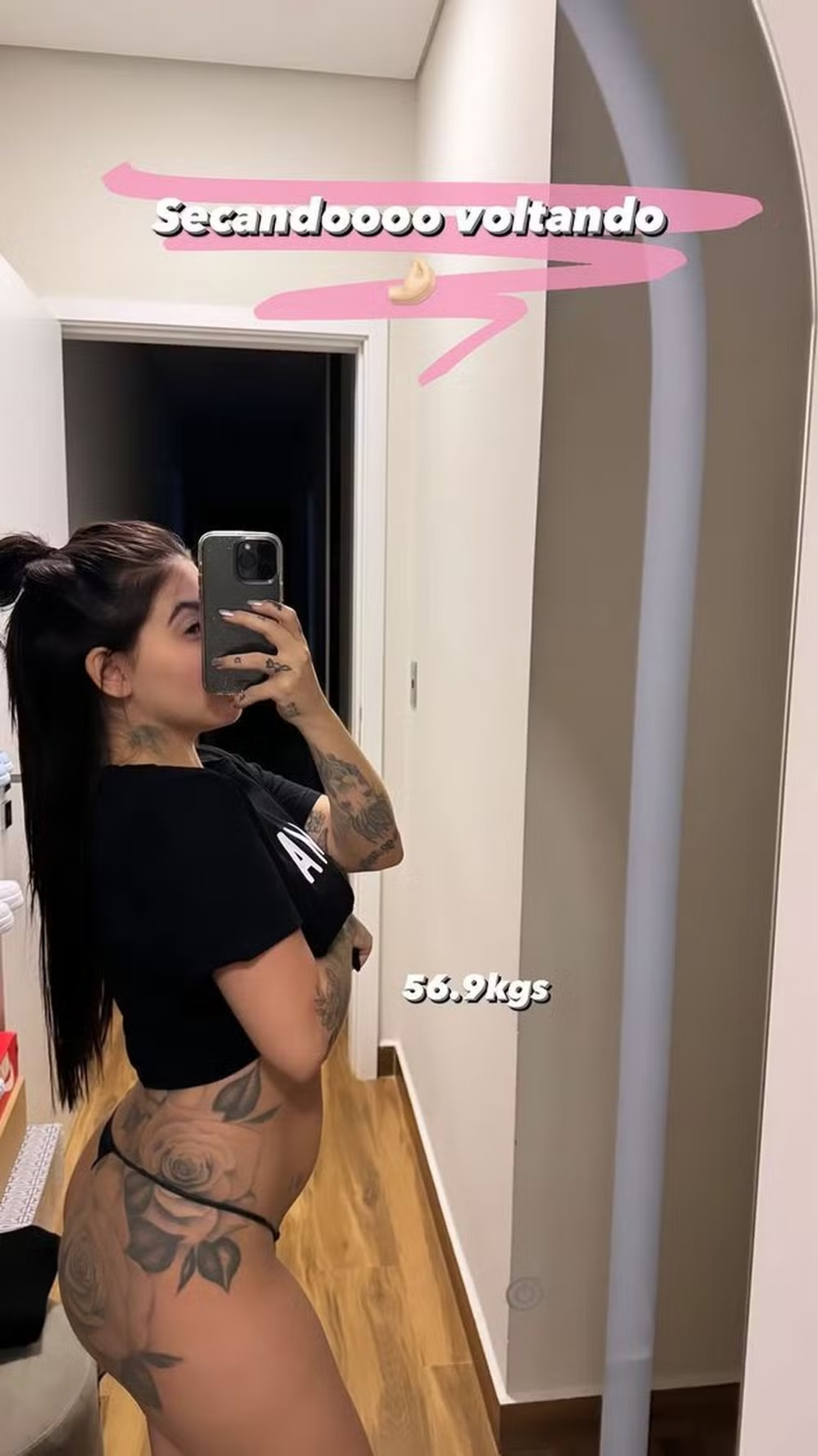 MC Mirella mostra mudanças no corpo após dar à luz - Reprodução / Instagram