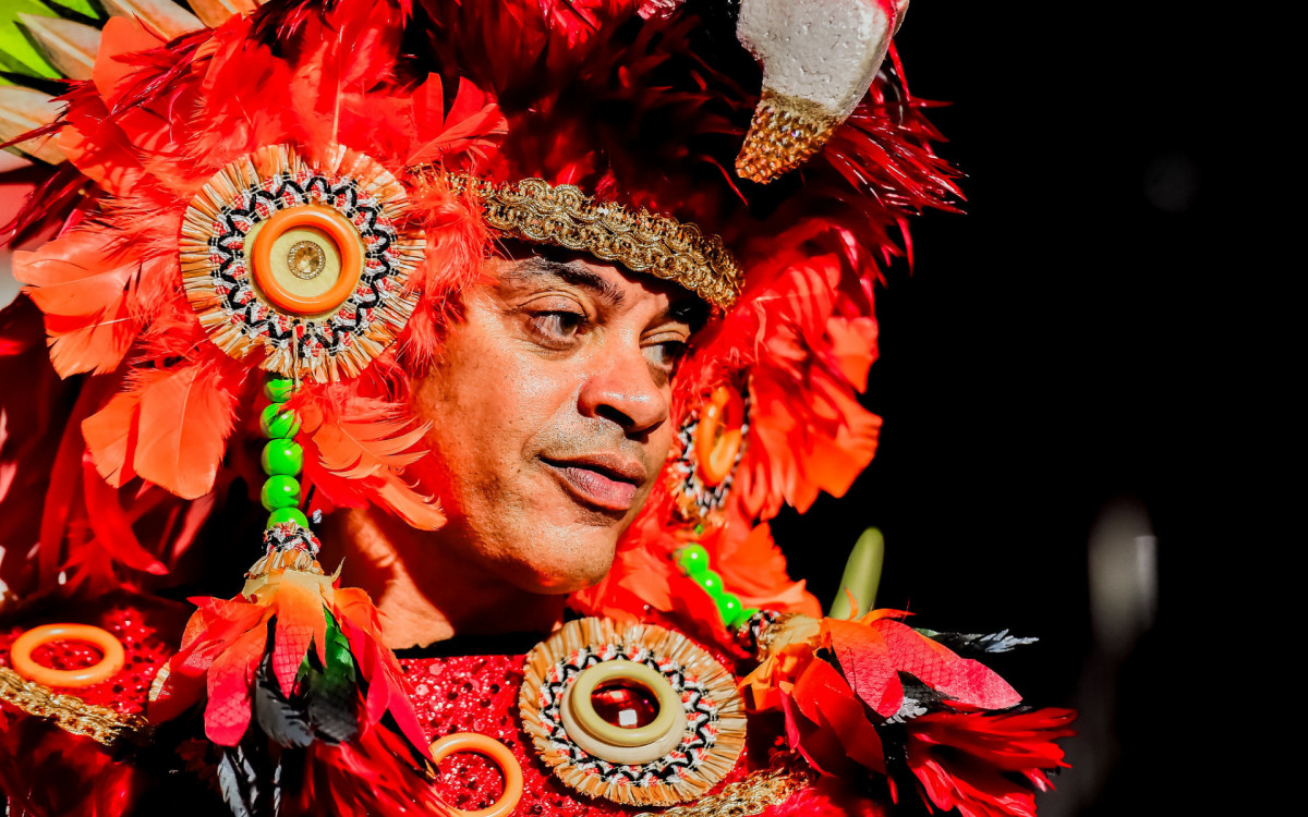 Emerson Dias deixou o cargo de intérprete do Salgueiro - Dhavid Normando / RioCarnaval