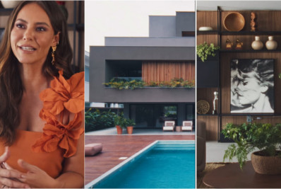 Paolla Oliveira mostra mansão de 1,7 mil m² onde mora com Diogo Nogueira