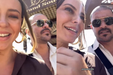 Após brilhar no Carnaval, Paolla Oliveira viaja para Dubai com Diogo Nogueira