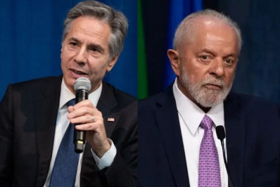Secretário de Estado dos EUA, Antony Blinken chega ao Planalto para reunião com Lula