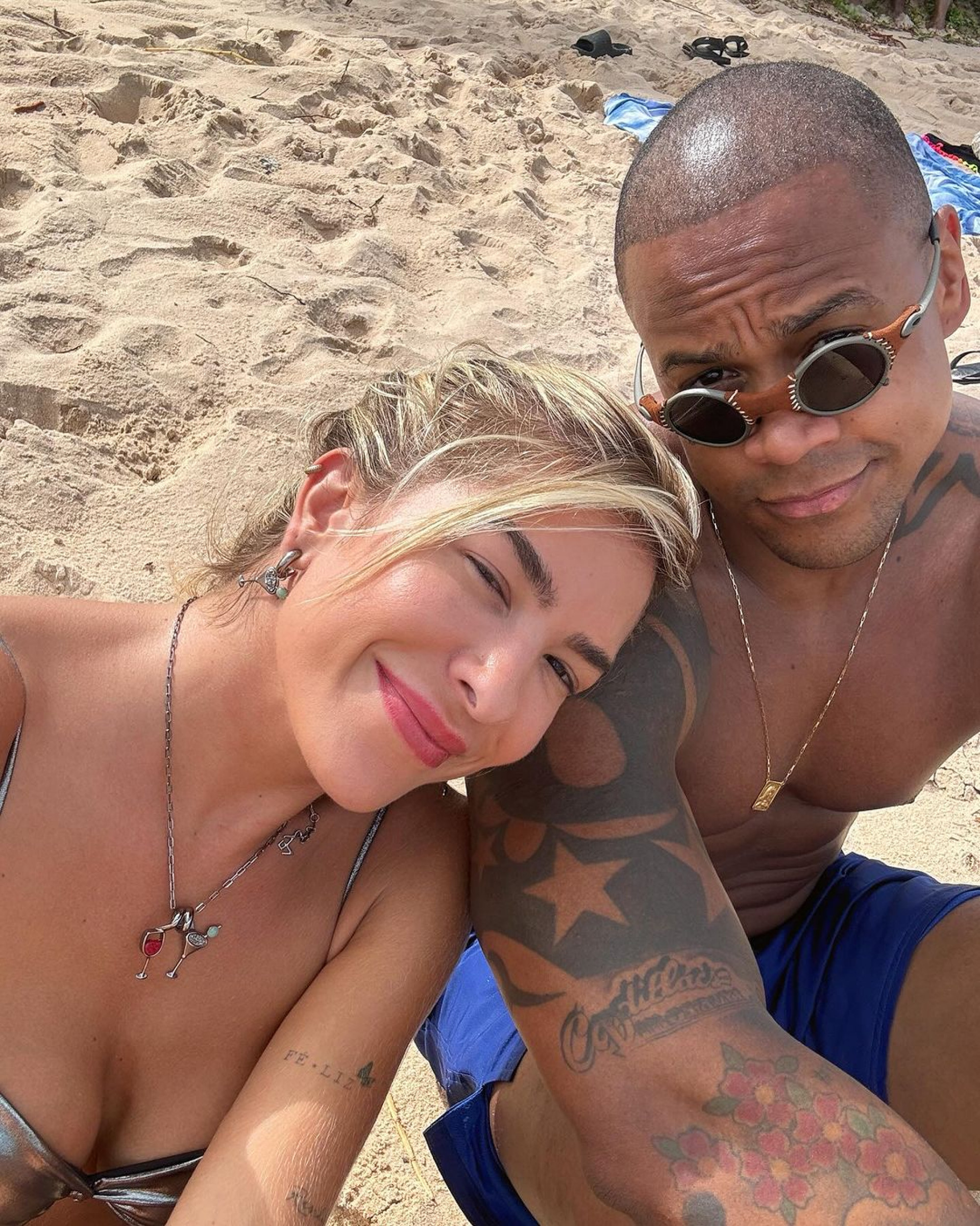 Lore Improta curte férias na praia com Léo Santana e Liz - Reprodução / Instagram 