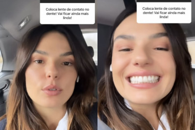 Isis Valverde rebate seguidora que a aconselhou usar lentes de contato nos dentes