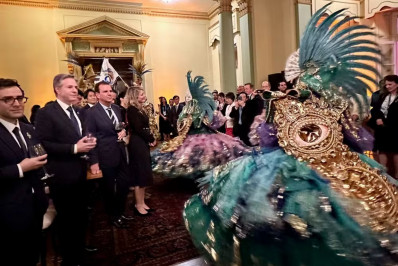 Reunião de chanceleres do G20 terminou em jantar com samba no Palácio da Cidade