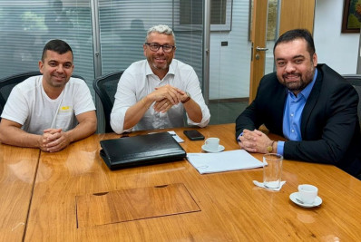 Prefeito e secretário de Governo de Barra Mansa se reúnem com Cláudio Castro