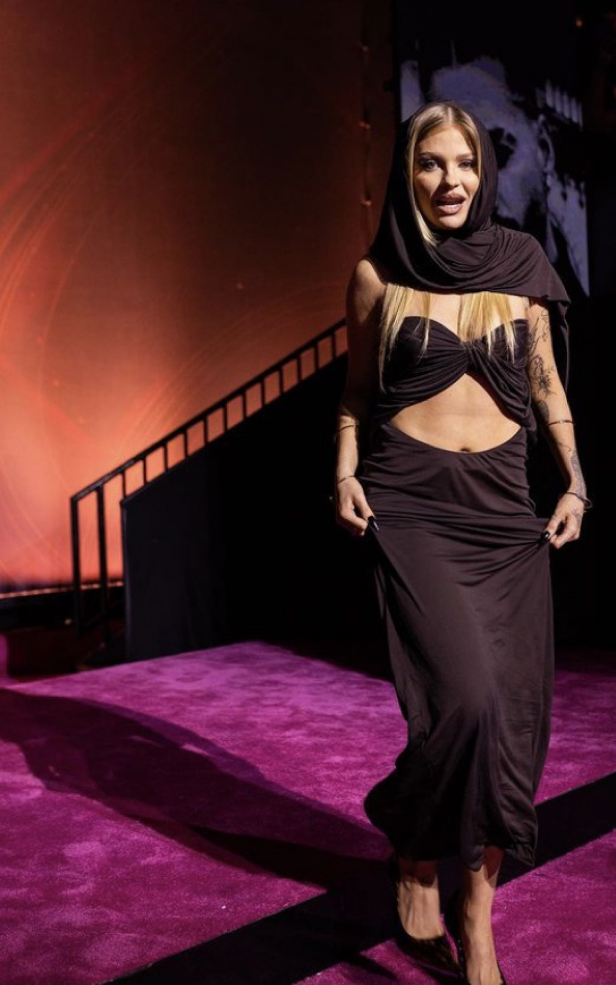 Luísa Sonza durante prêmio Lo Nuestro, em Miami