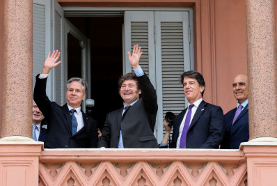 Chanceler da Argentina manda recado ao Brasil durante coletiva com Blinken