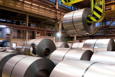 Produção nacional de aço bruto cresce 0,4% em um ano