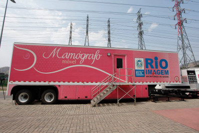 Mamógrafo Móvel está disponível para realização de exames em Areal