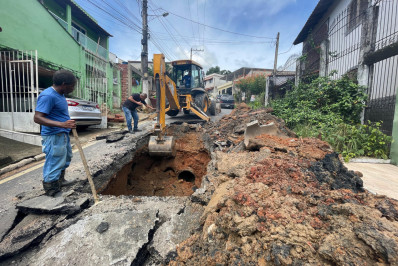 Saae de Barra Mansa realiza obras de drenagem no Morada Verde