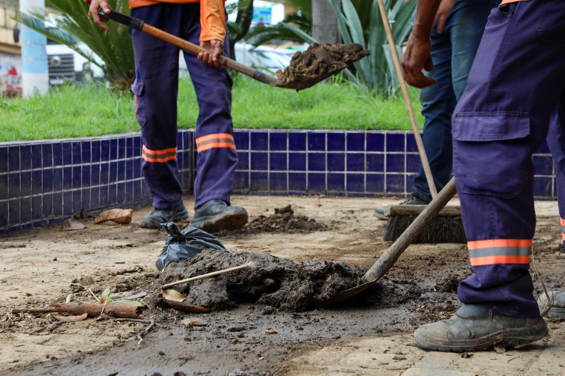 Trabalhos preventivos foram cruciais para o rápido escoamento da água em Mesquita - Divulgação/ PMM