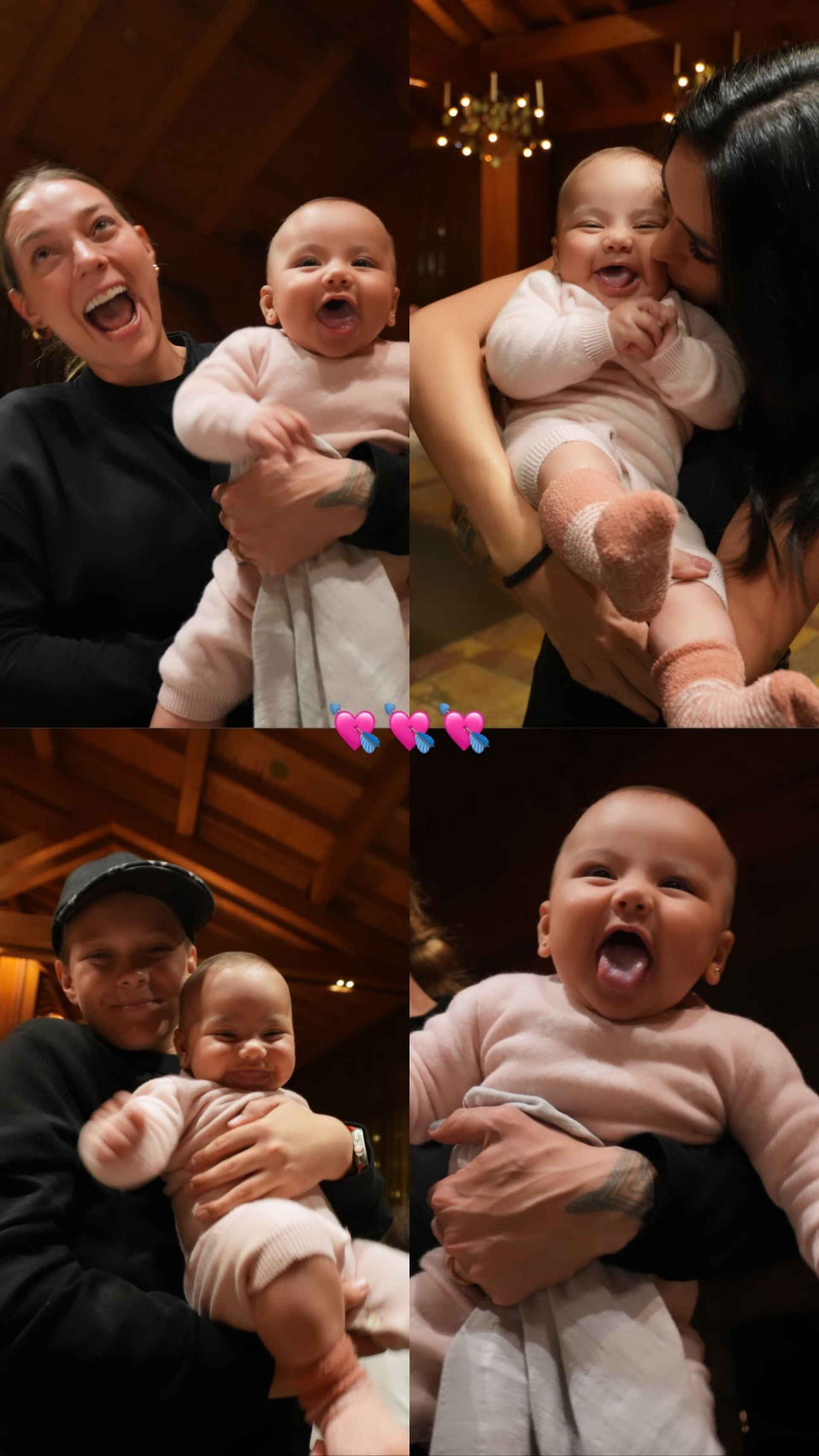 Mavie caindo na gargalhas ao tirar fotos - Reprodução / Instagram