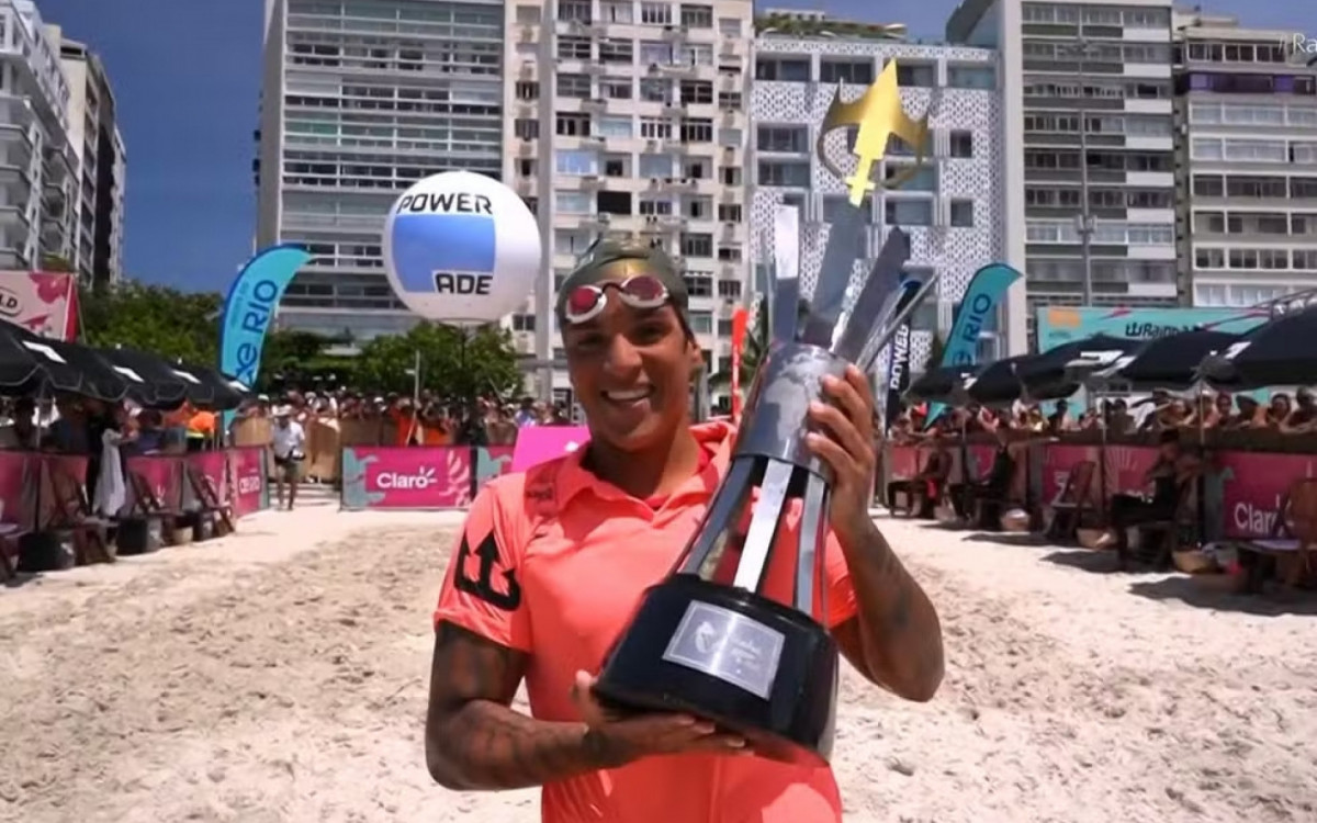 Ana Marcela Cunha celebrou a conquista in&eacute;dita e, agora, foca nos Jogos Ol&iacute;mpicos de Paris