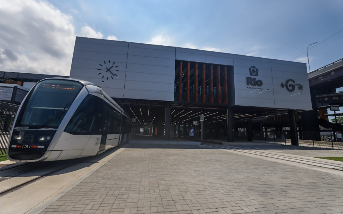 Entrada do terminal com pouco movimento