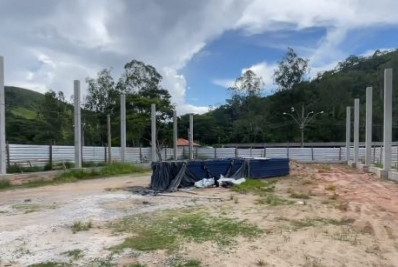 Novo pavilhão começa a ser construído no Parque de Exposição em Águas Claras