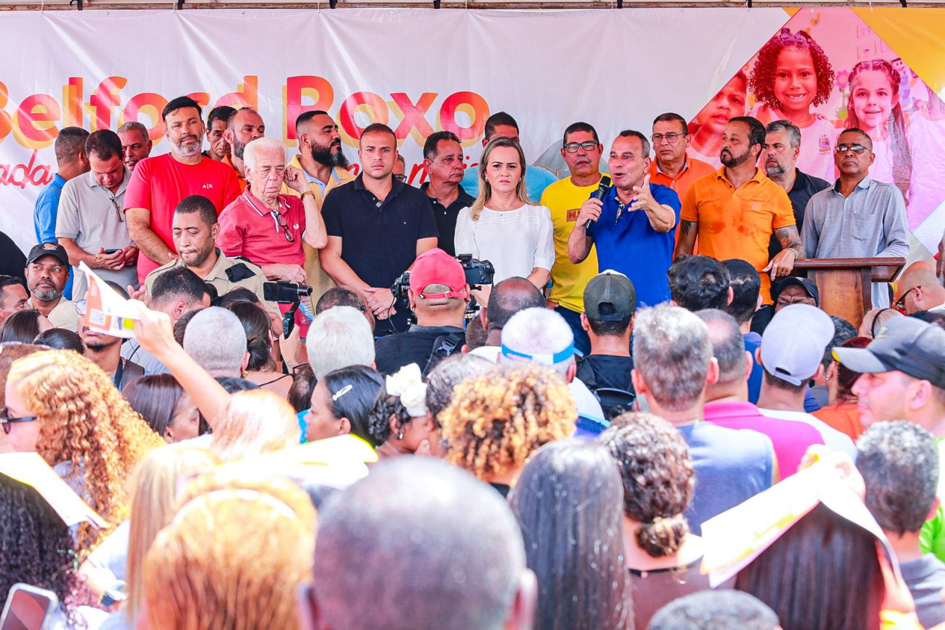 O prefeito Waguinho destacou a import&acirc;ncia dos complexos reguladores para descentralizar o atendimento na Sa&uacute;de - Rafael Barreto / PMBR