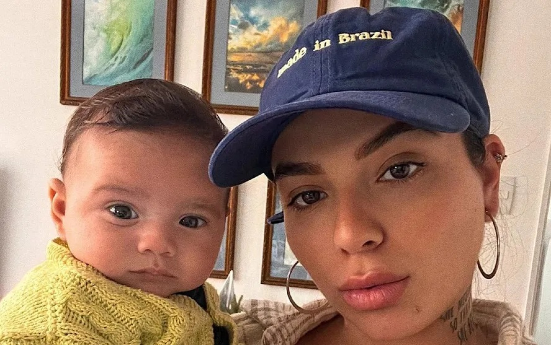 Petra Mattar e o filho, Makai - Reprodução / Instagram