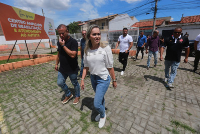 Deputada Daniela do Waguinho e secretário de Gestão acompanham obra do Centro Especializado às Famílias Neuroatípicas