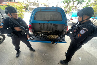Polícia apreende um fuzil e munições em condomínio na Muzema